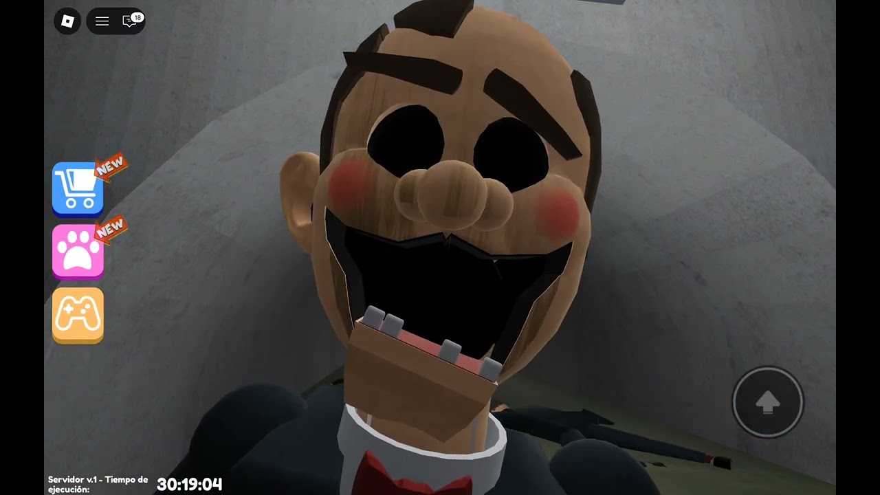 Jugando este juego de terror