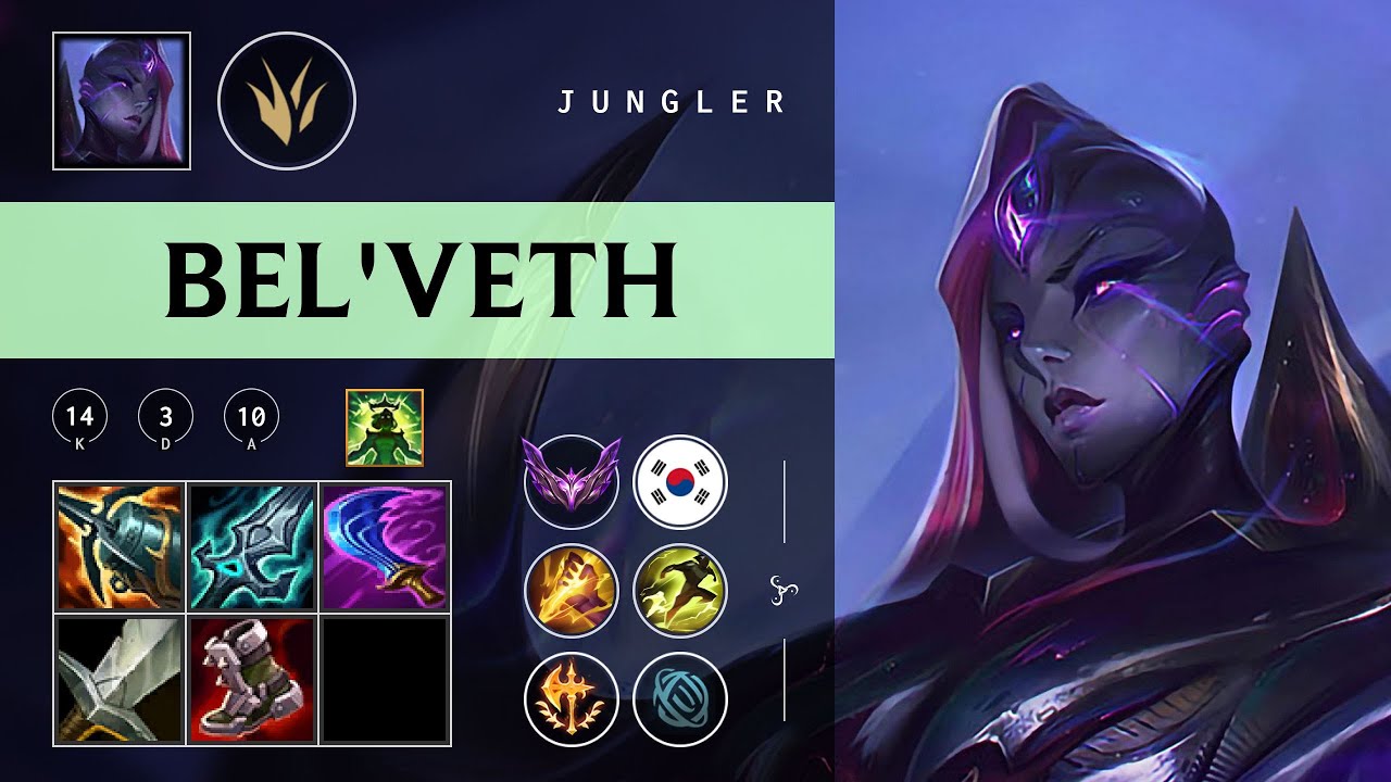 Bel'Veth Jungle vs Nunu & Willump - KR Master Patch 26.01