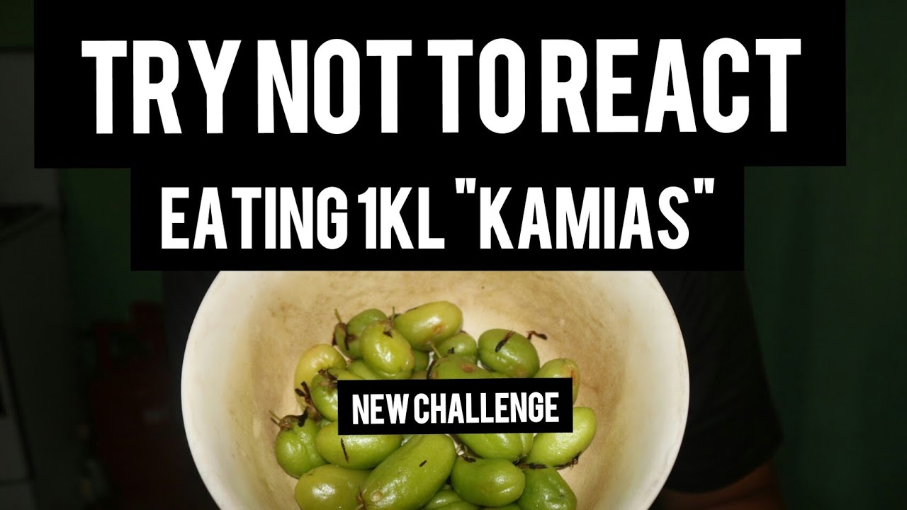 ASMR TRY NOT TO REACT EATING KAMIAS ! (Funny vlog)