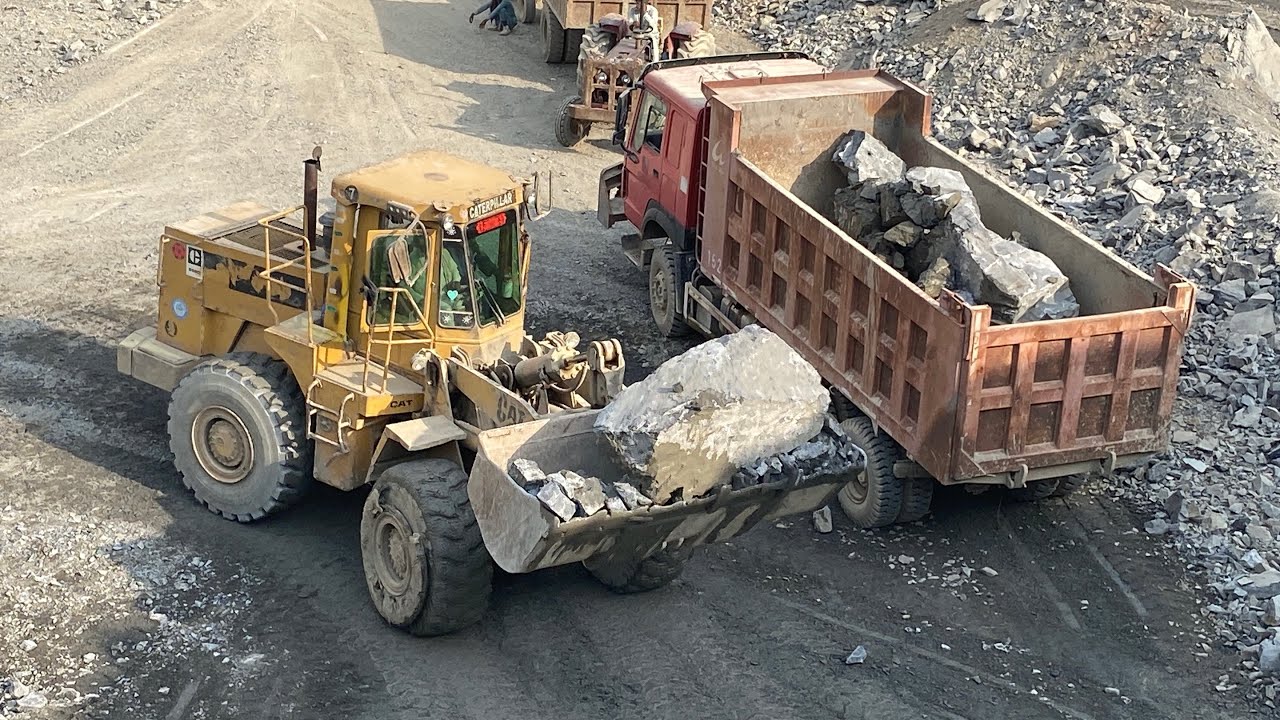 Massive Stone Loading Process | Step-by-Step Operation