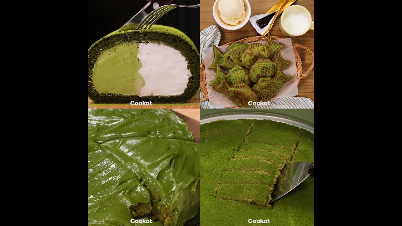 [Cookat Việt Nam] 4 Công Thức Bánh Matcha P3