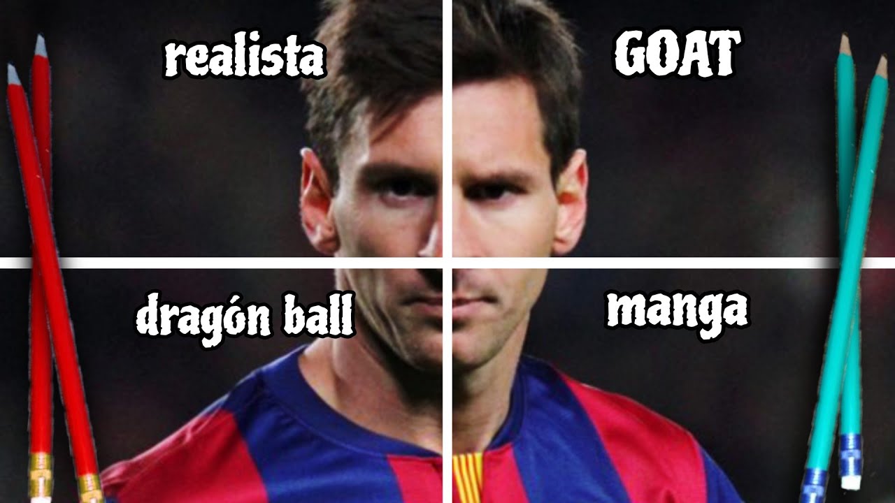 Dibujo a Messi en 4 ESTILOS SORPRENDENTES &iexcl;La Ruleta Decide!