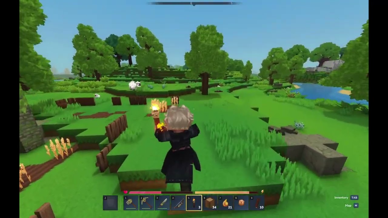 1 hour Hytale Gameplay first experience - Exploration mode
