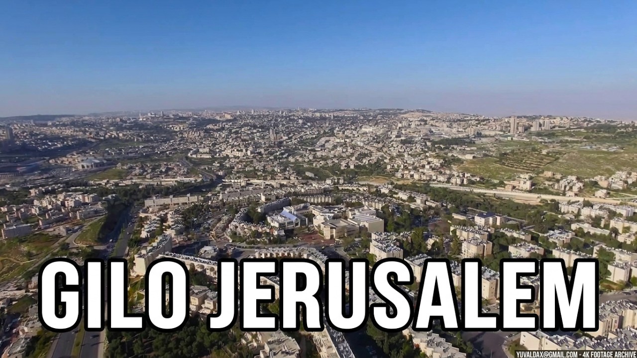 Gilo, Jerusalem Aerial 4K / שכונת גילה, ירושלים צילום אוירי