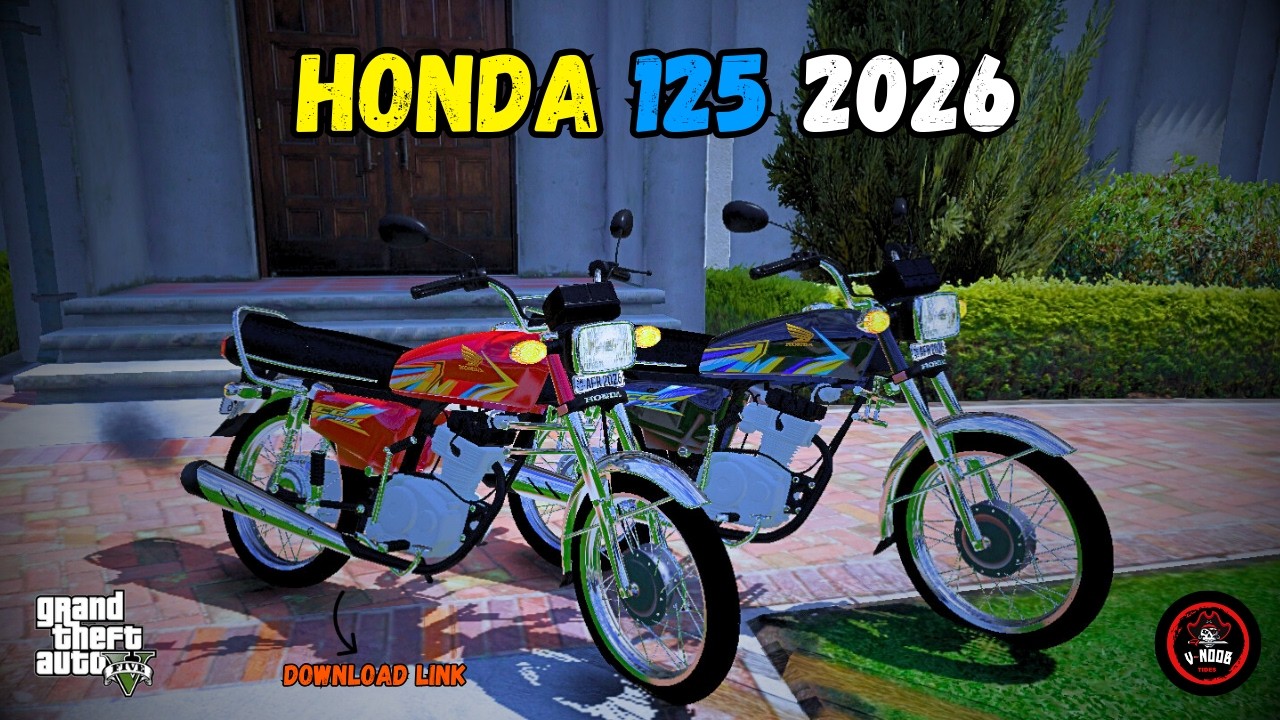 GTA5 Honda CG125 2026 Model Mod | Easy Installation (Hindi/Urdu)
