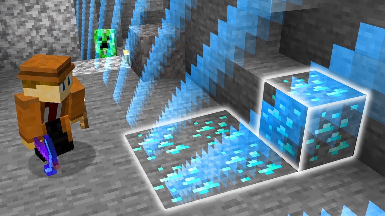 Как я добыл ВСЕ алмазы в мире Minecraft размером 100 на 100