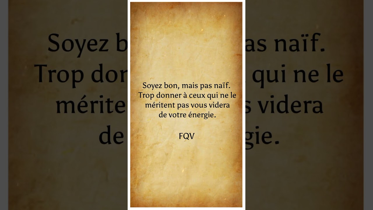 Le prix de la gentillesse excessive. #motivation #discipline #shorts #citationsmotivantes