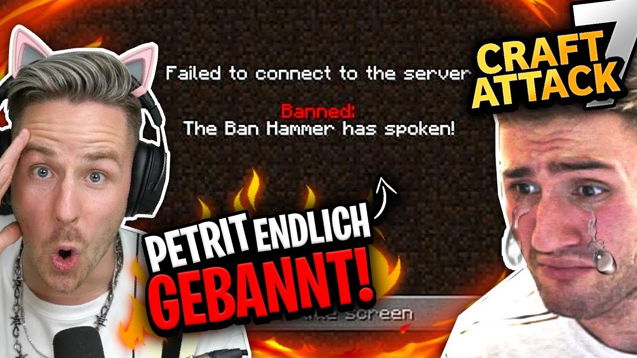 PETRIT wird von CRAFT ATTACK GEBANNT! Craft Attack 7! #FreePetrit