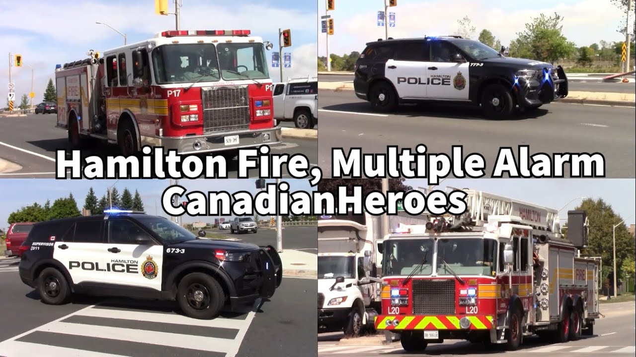 HFD - *Multiple Alarm* Hamilton Fire & Police Responding For An Explosion/House Fire! (9/15/25) 