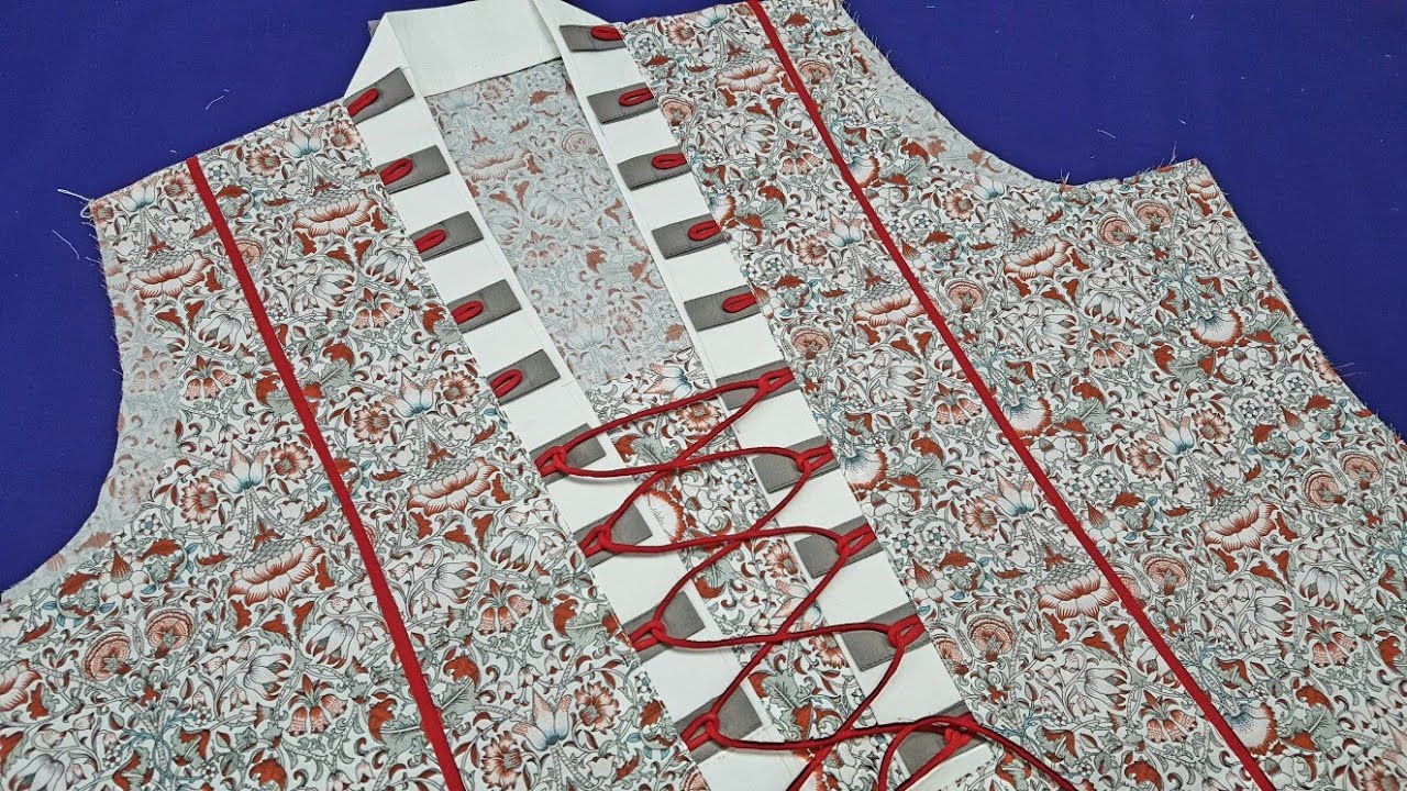 Perfect full collar neck Design with patti and loops || Kiran Fashion Inn