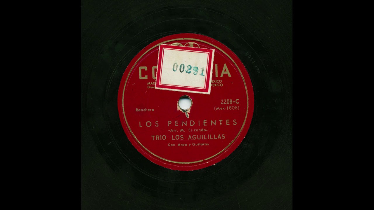 Trio Los Aguilillas - Los Pendientes - Columbia 2208-C
