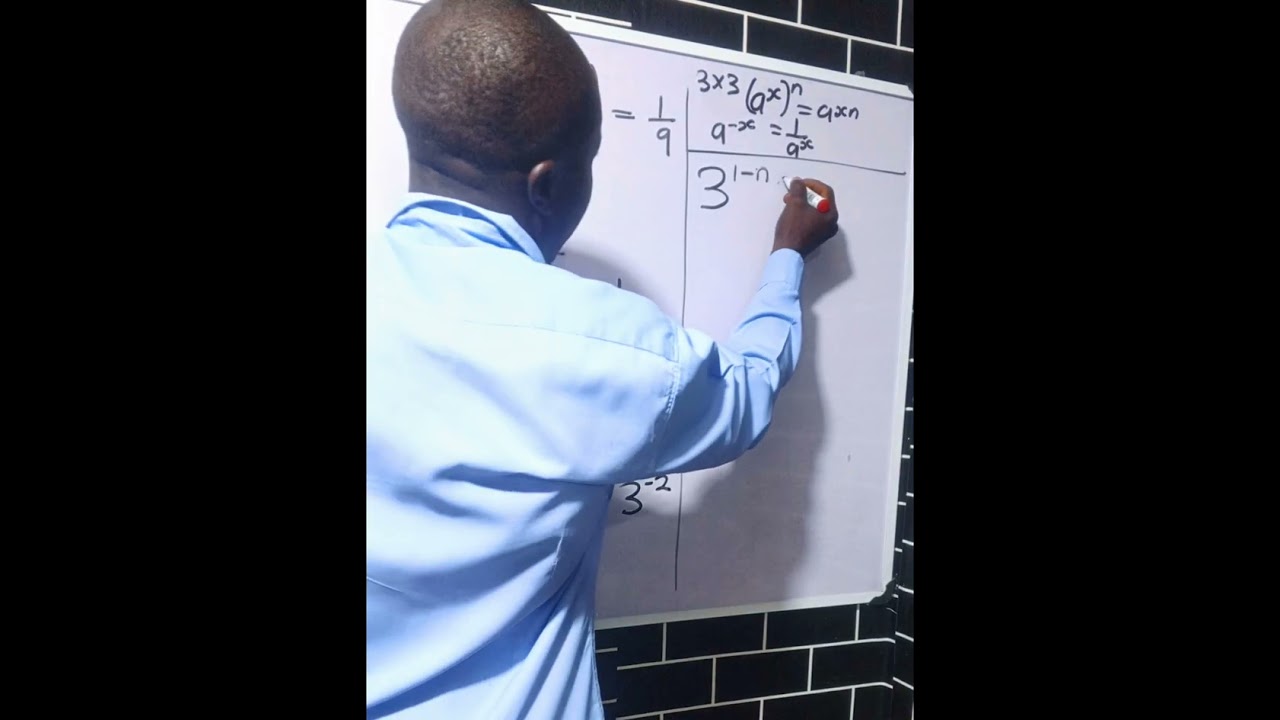 Simple Way of solving Indicial Equation.  #waec #maths #gcec 