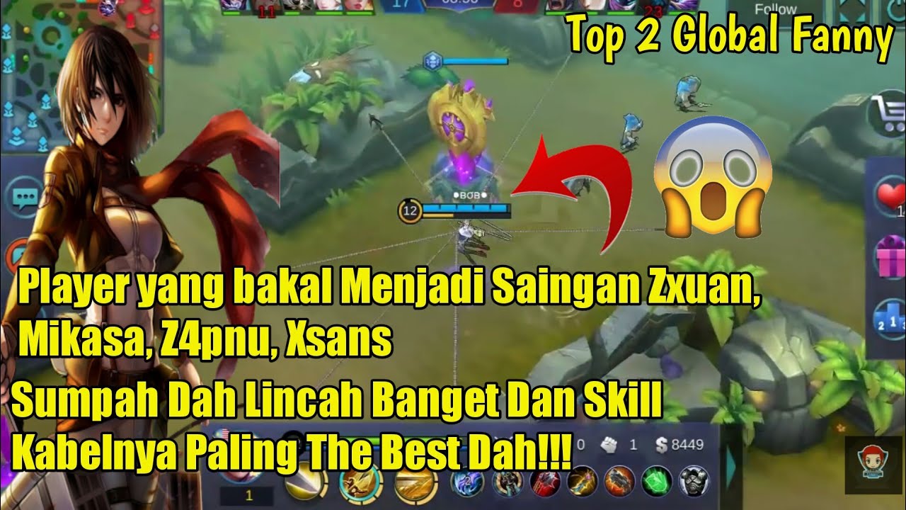 GILAA!! Best Fanny In The World - BoB Yang Bakal Menjadi Saingan Zxuan, Mikasa | Mobile Legends