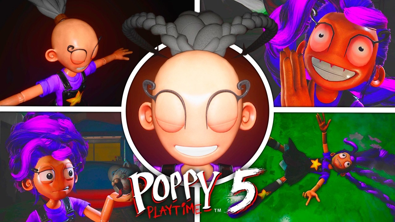 Poppy Playtime, глава 5 — Все секретные кат-сцены с Лили Лавбрейдс за пределами игровой зоны.