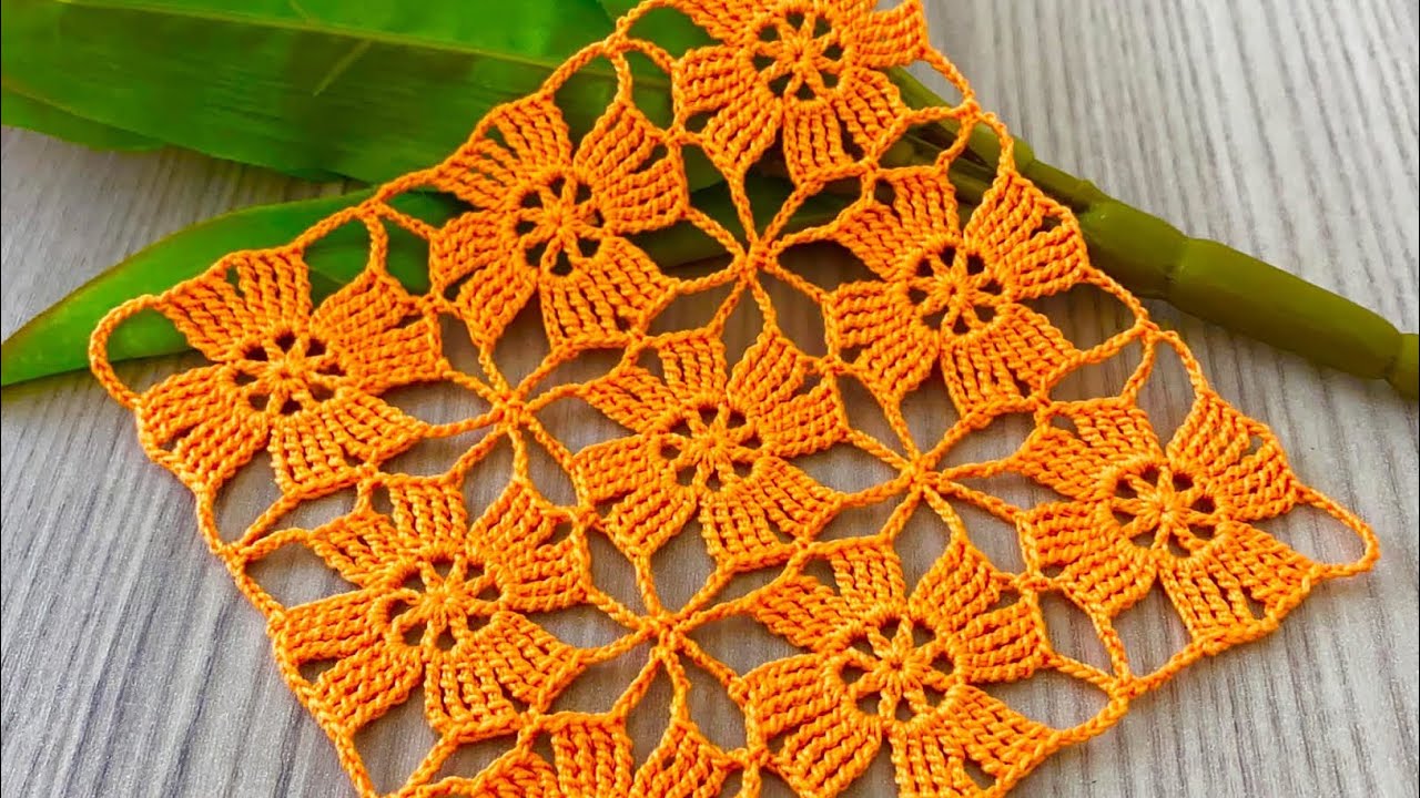 🧡 How to Make a Crochet Square Motif Pattern Suitable for Many Projects
