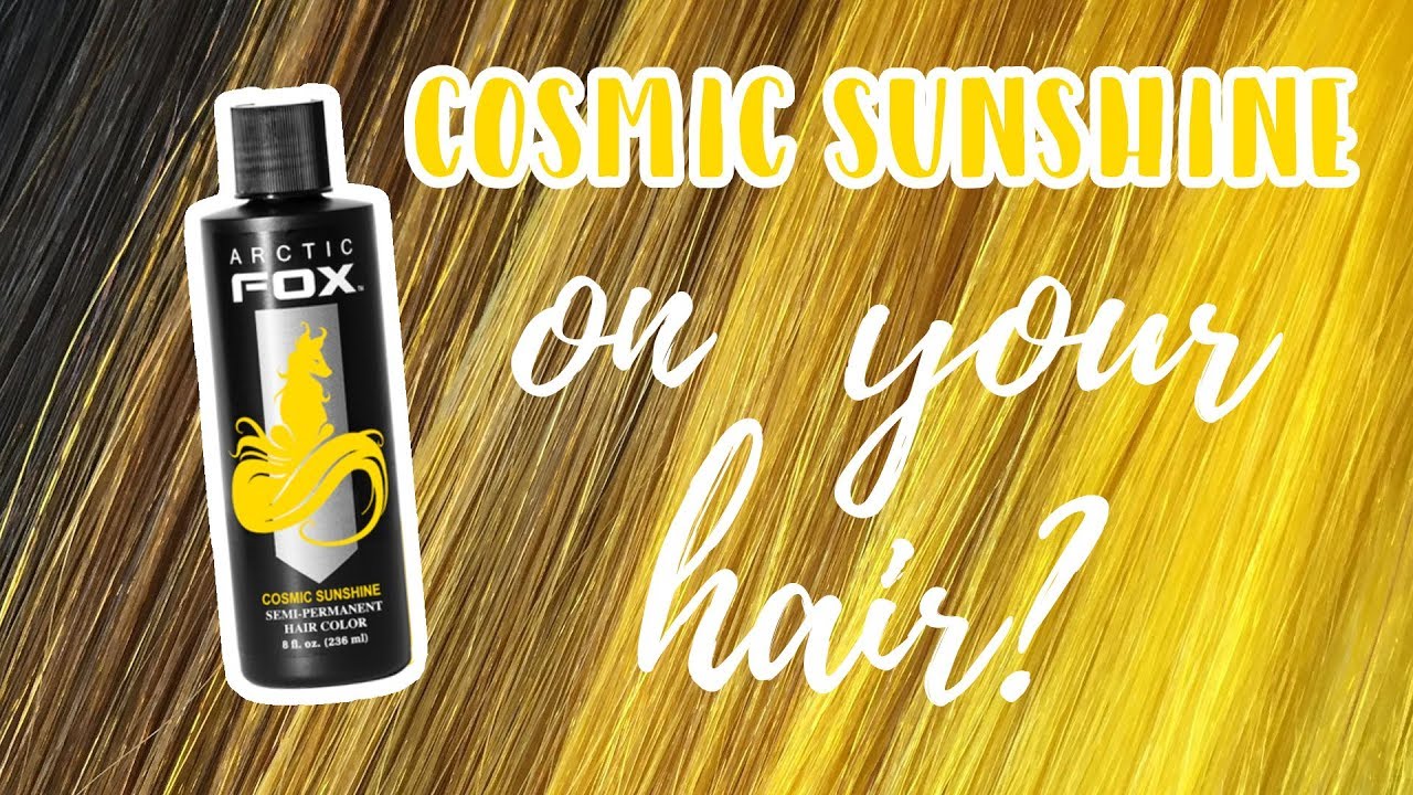 Arctic Fox COSMIC SUNSHINE | All Hair Level Swatches