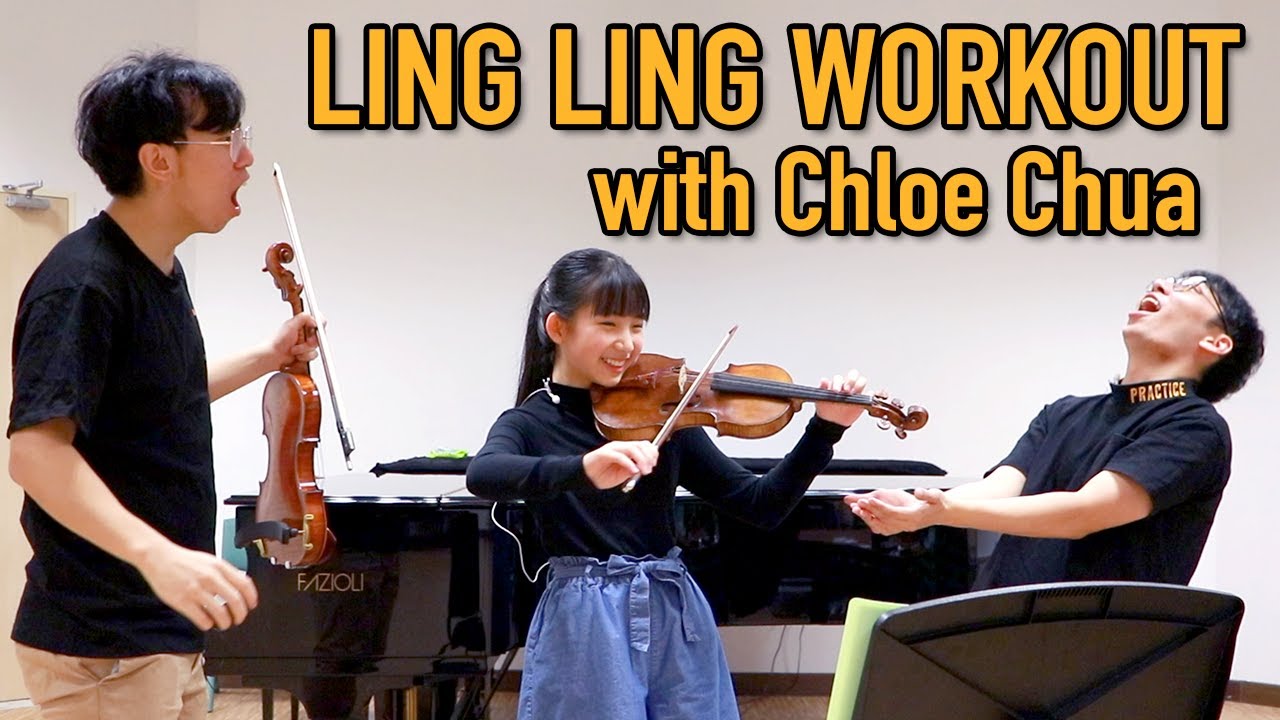 Тренировка Ling Ling с участием @ChloeChuaviolinist