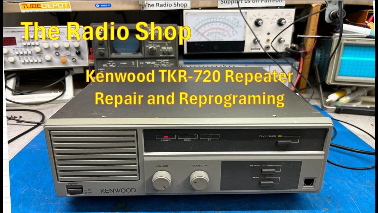 Ремонт и перепрограммирование ретранслятора Kenwood TKR 720
