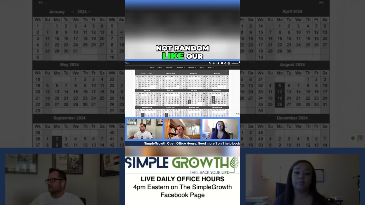 Mastering Your Client Schedule: Essential Tips for Efficient Planning. #simplegrowth