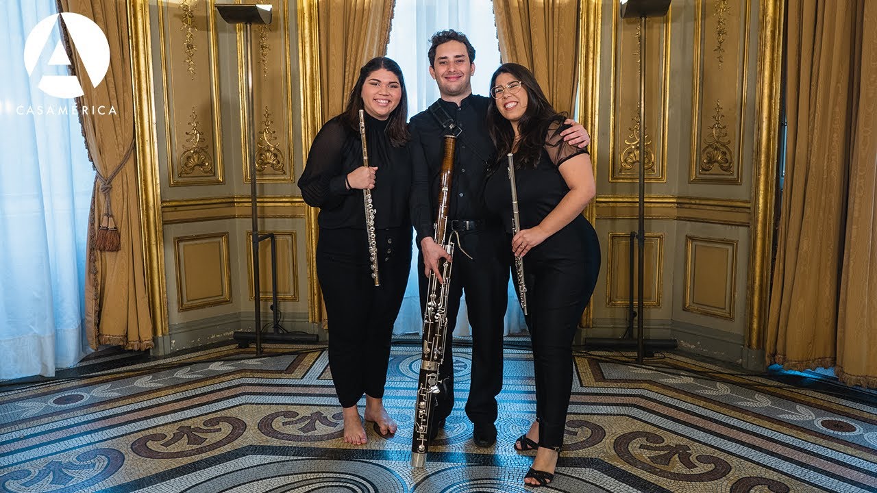 Flautas y fagot con Larissa Cunha, Sofía Salazar y Willmer Torres