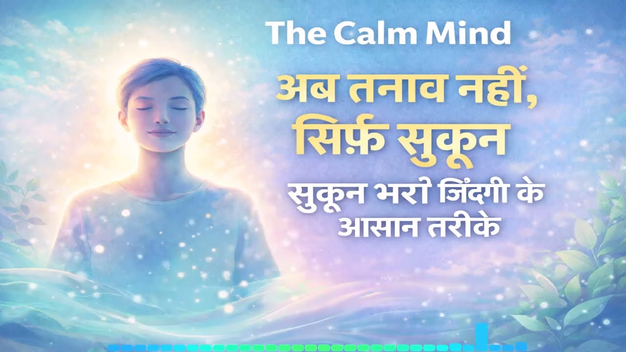 Calm Mind Audiobook Hindi | Anxiety & Stress, Mental Peace Summary