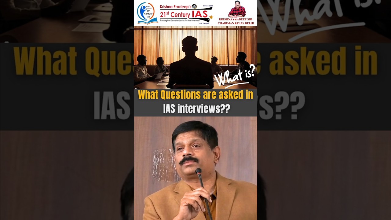What Questions are asked in IAS interviews?? | Kp Sir Ethics Class | KP's 21st century IAS Academy