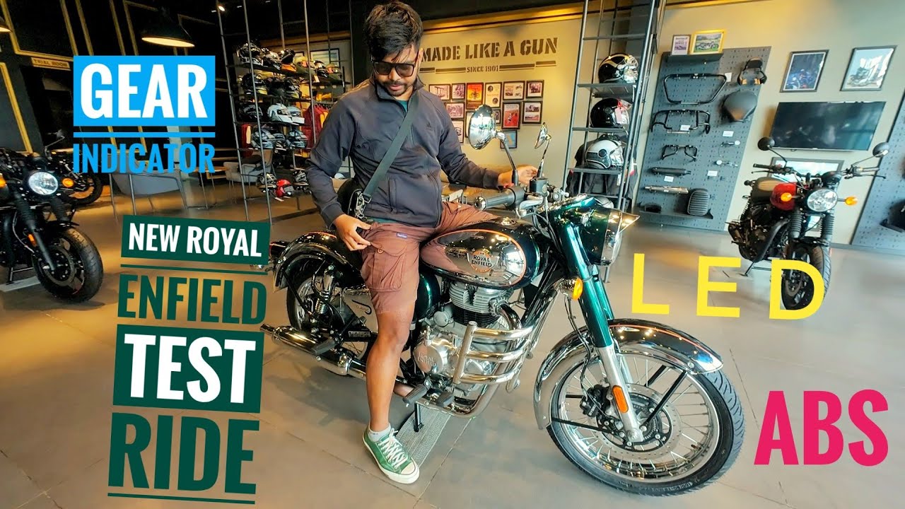 Royal Enfield Showroom Naxal.New classic 350 abs test ride.