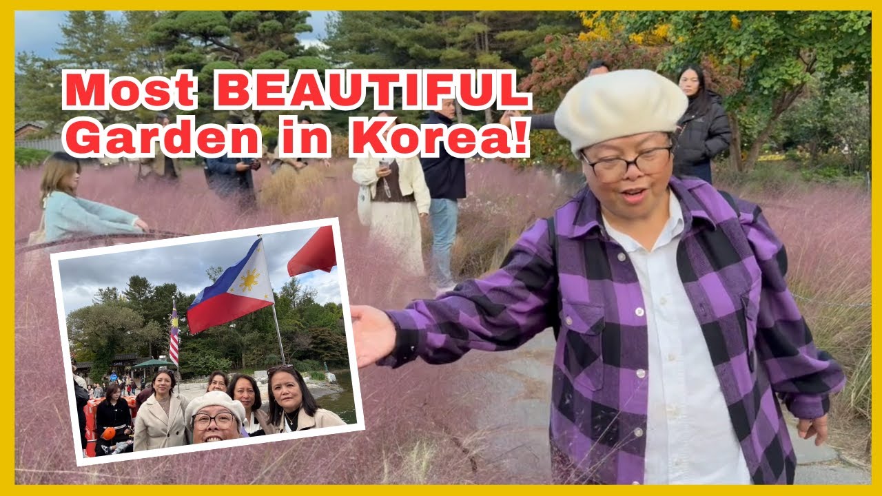 Most BEAUTIFUL Garden in Korea! 🌸 Garden of Morning Calm. 