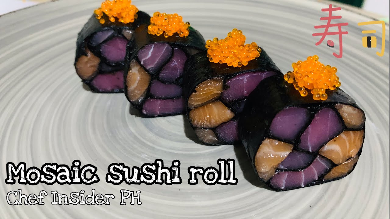 MOSAIC sushi roll || How to make sushi