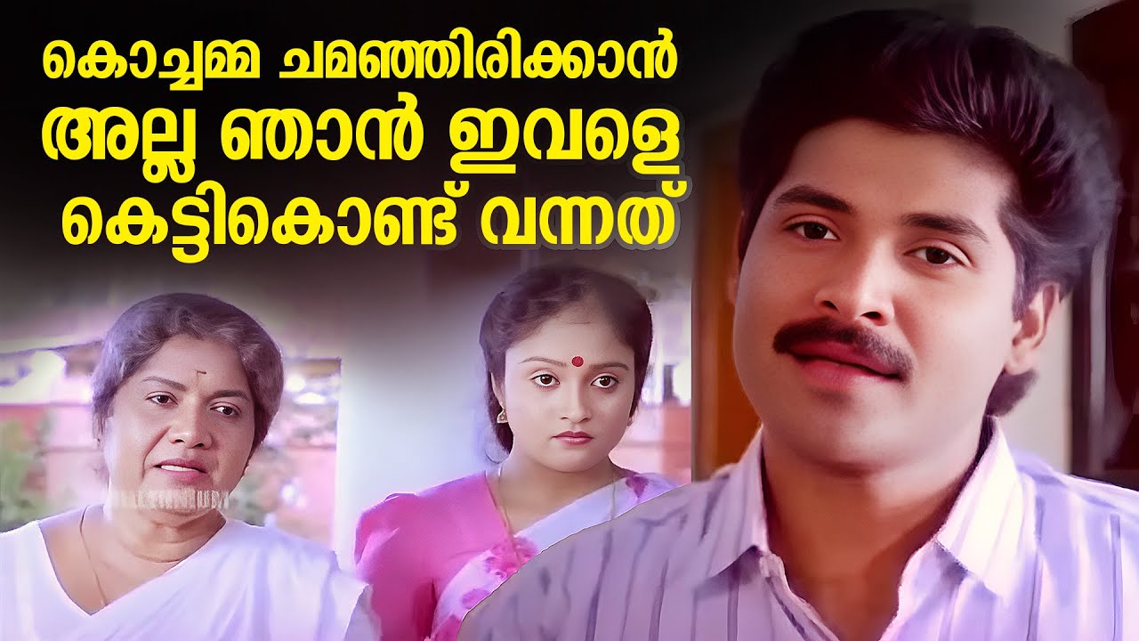 കൊച്ചമ്മ ചമഞ്ഞിരിക്കാൻ അല്ല ഞാൻ ഇവളെ കെട്ടികൊണ്ട് വന്നത് | Sthreedhanam | Jagadeesh | Urvashi Movie