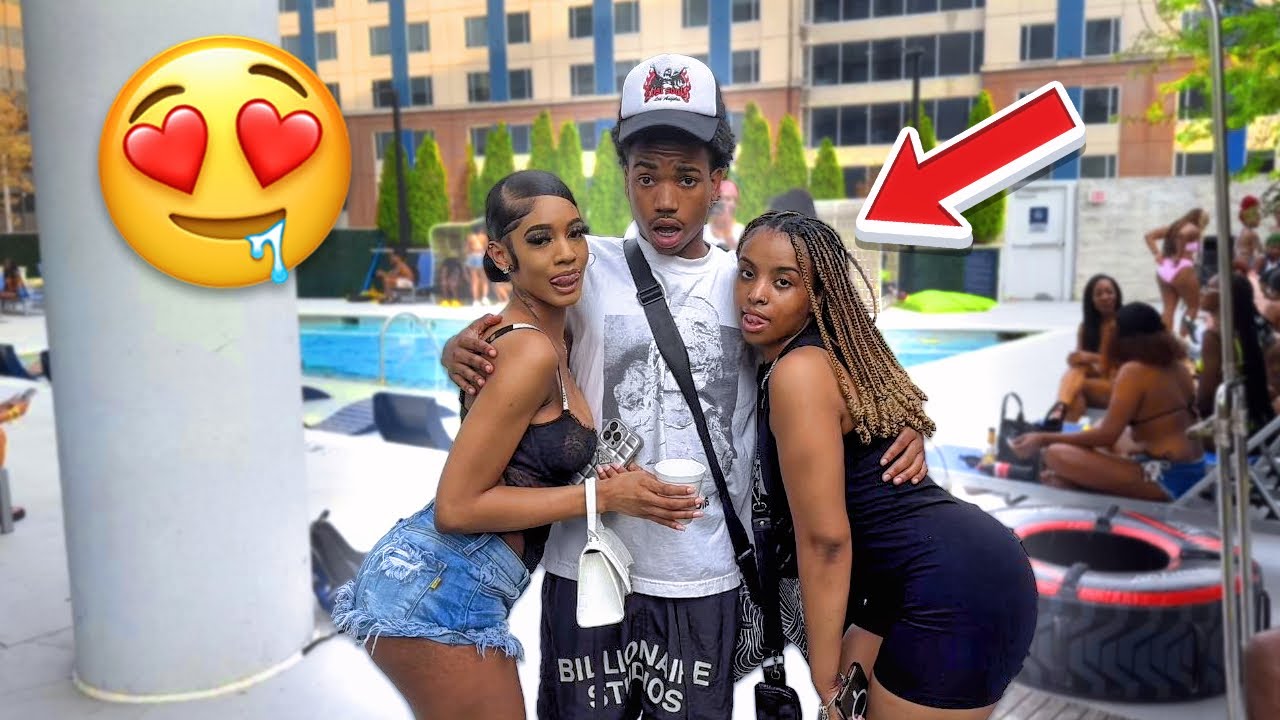 TWO BADDIES INVITED ME OVER AFTER WE MET AT THE POOL PARTY
