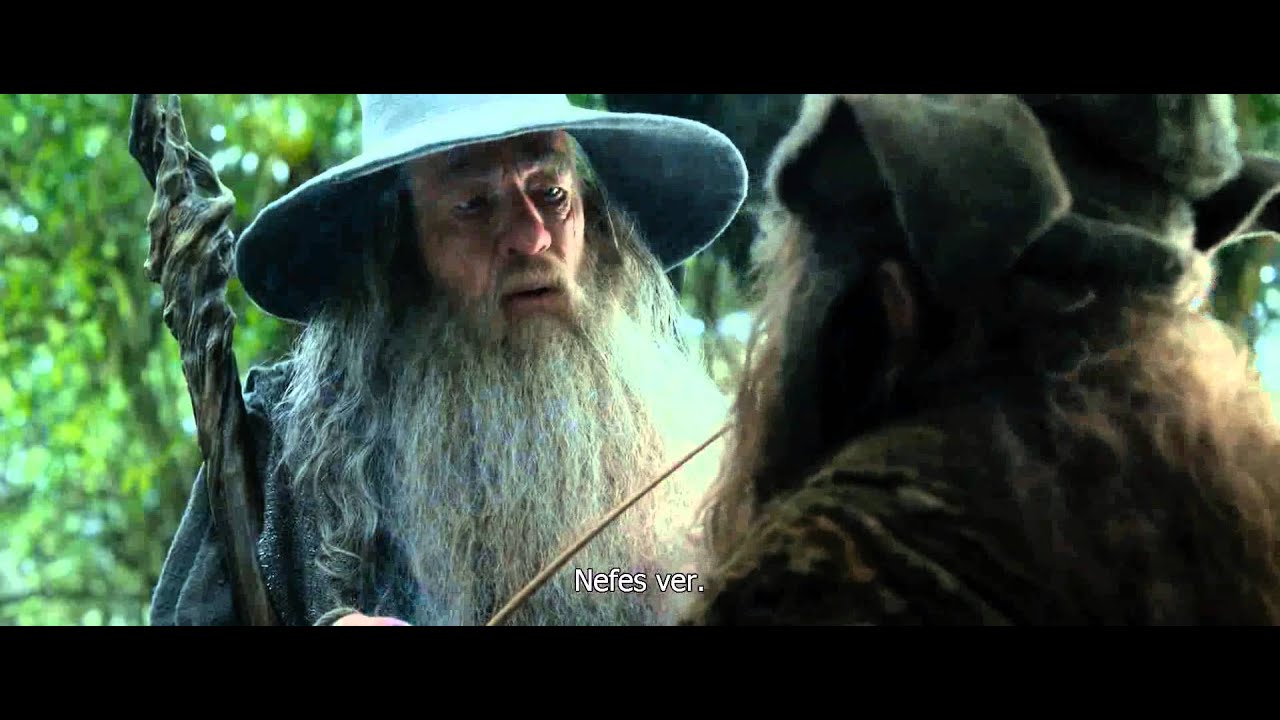 Radagast, pipe smoking scene