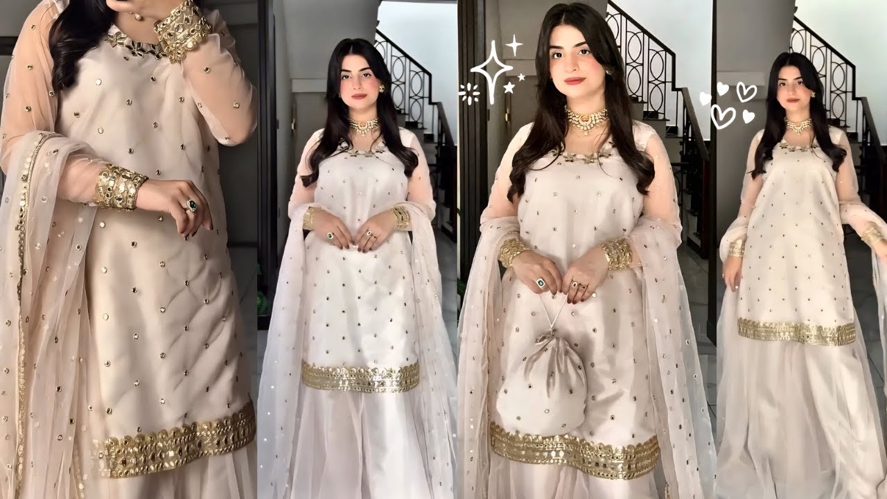 Umbrella plazo suit design cutting and stitching/ kurti with umbrella plazo suit designing