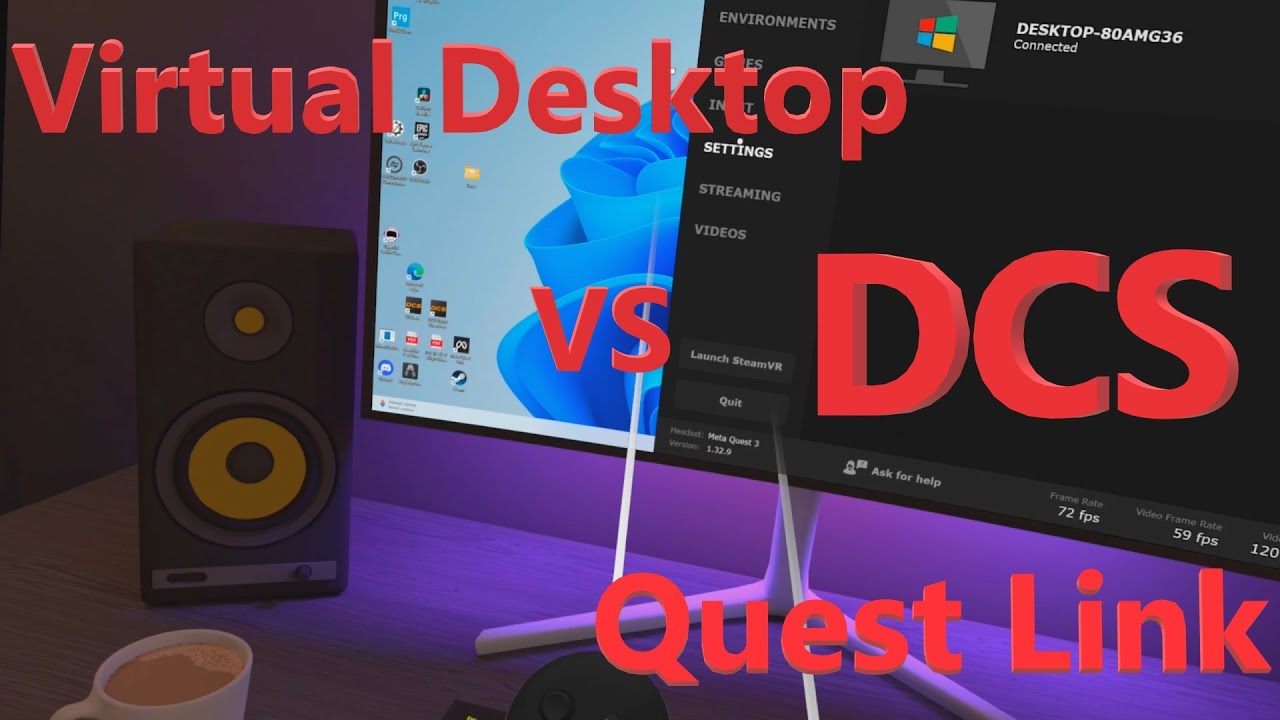 QuestLink VS VirtualDesktop в DCS