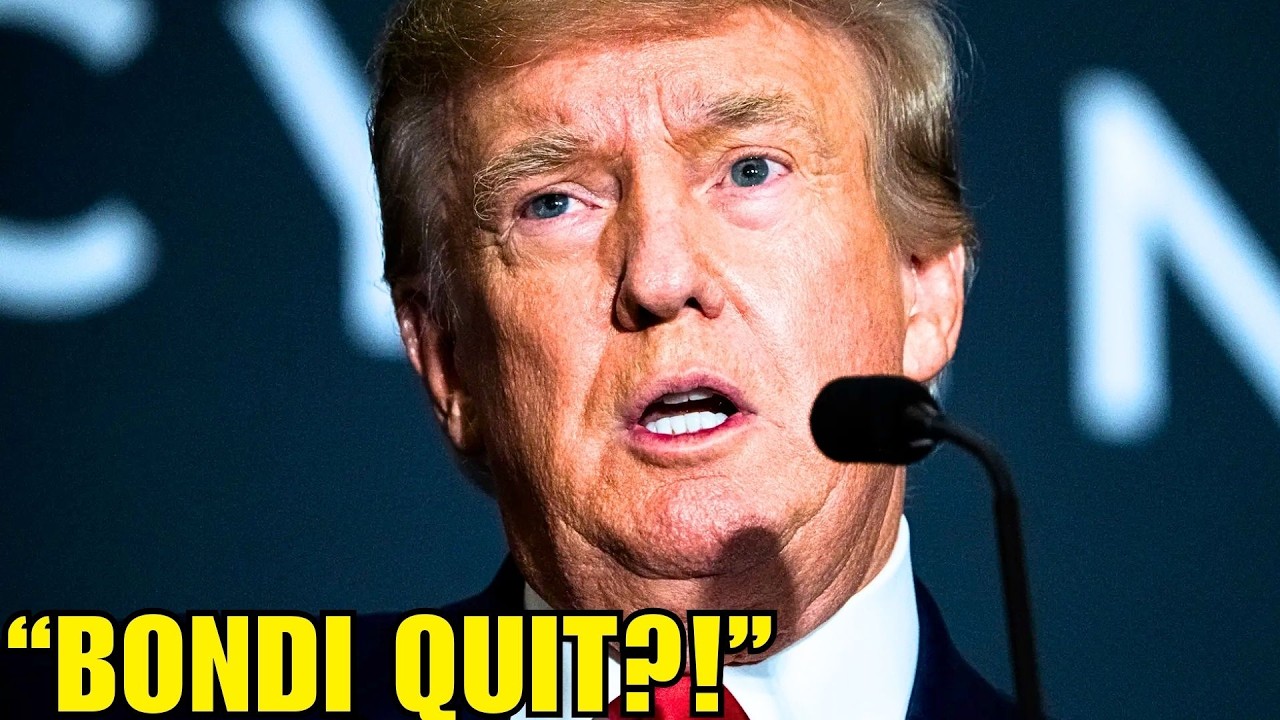 _Pam Bondi QUITS TRUMP CABINET after DISASTER HEARING: 