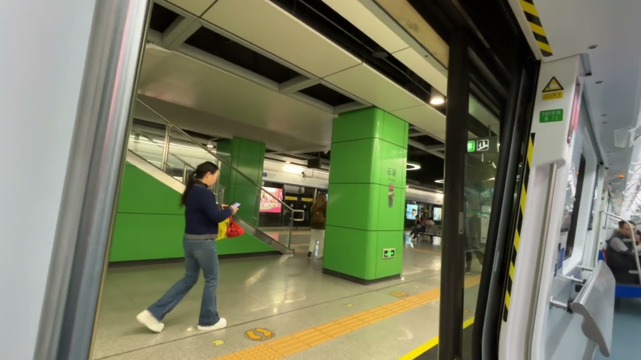 深圳地鐵7號線 中車長客A型電動列車 7071/7076(07A4106長） 福民➡️車公廟 行車片段