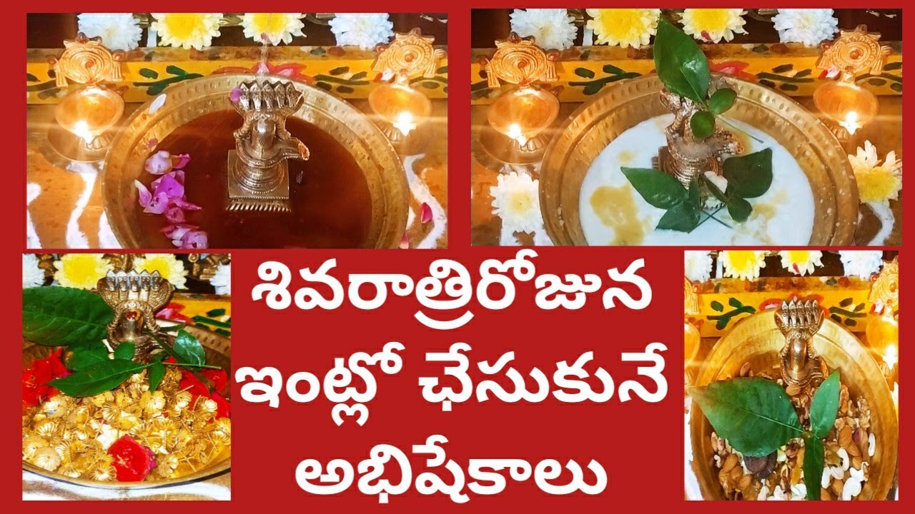 జన్మానికో శివరాత్రి|అందుకే శివరాత్రిరోజున| ఇంట్లో స్వయంగాఅభిషేకాలు ఇలాచేసుకోవచ్చు|Abhishekam at home