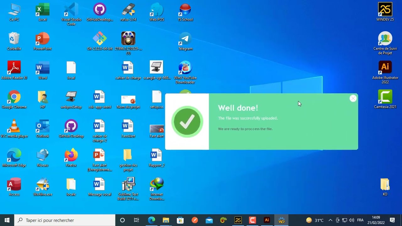 Windev.Design.Alert(Success)#1