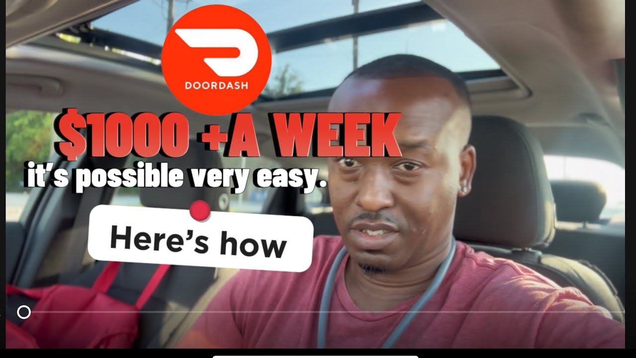 How I make $1000 a week + delivering for DoorDash.