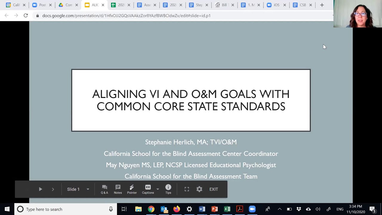 Importance of Aligning VI & O&M Goals with Common Core State Standards | Tuesday Tea