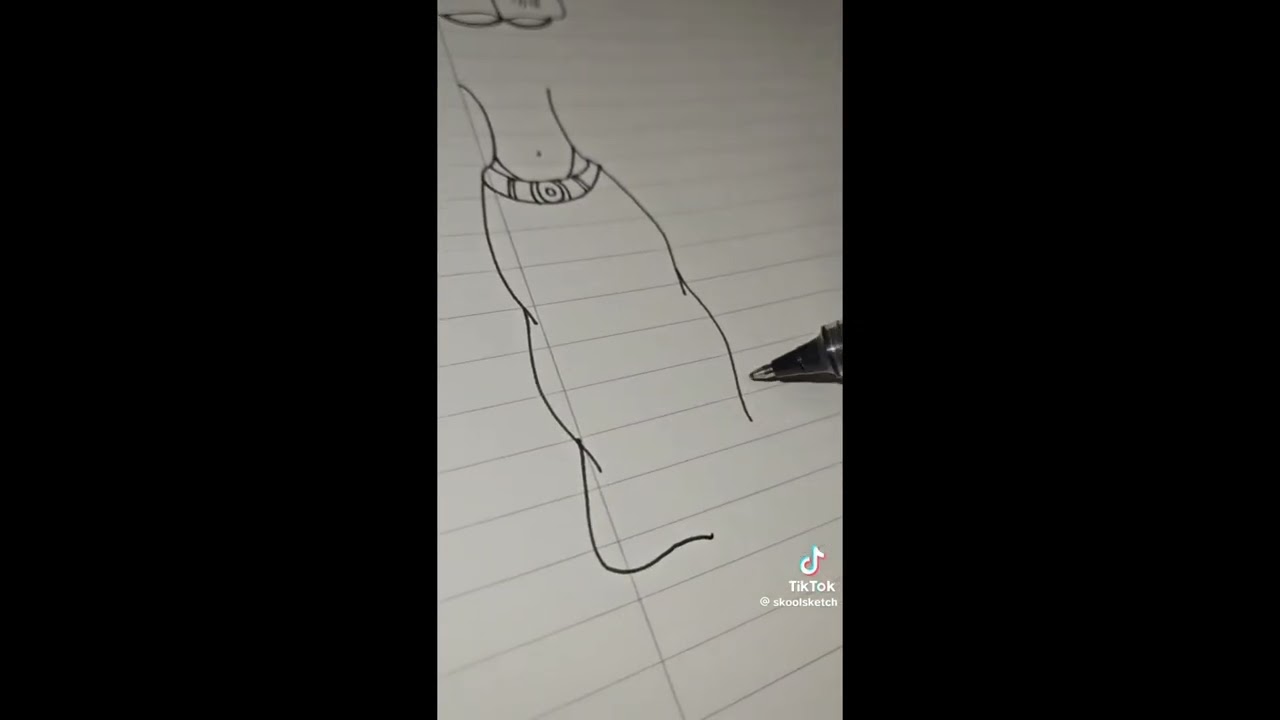 Como desenhar calça