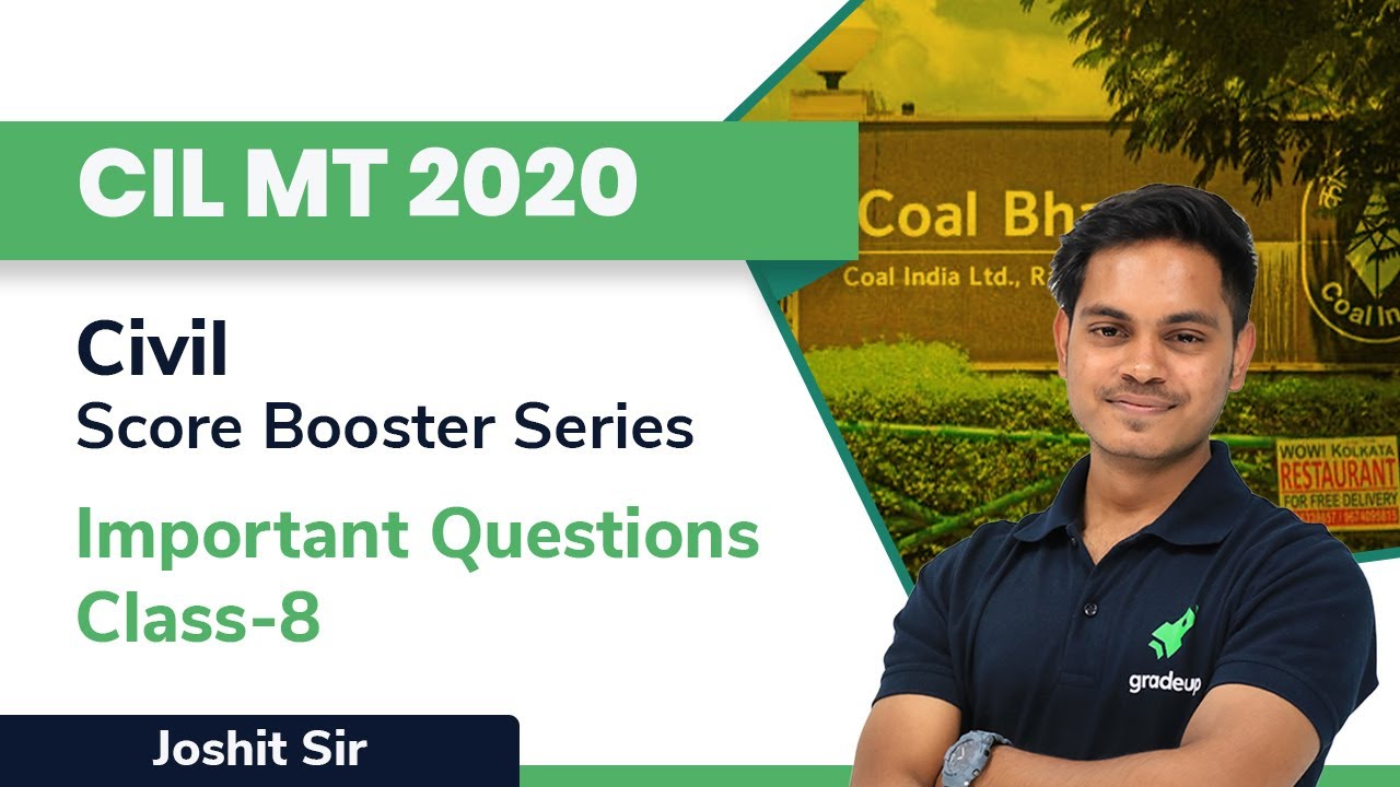Practice Session | CIL MT 2020 | Fluid Mechanics & Environment | Joshit Sir | Gradeup