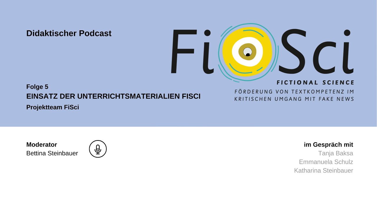 Didaktischer Podcast 5 - Einsatz der Unterrichtsmaterialien FiSci | iMooX.at