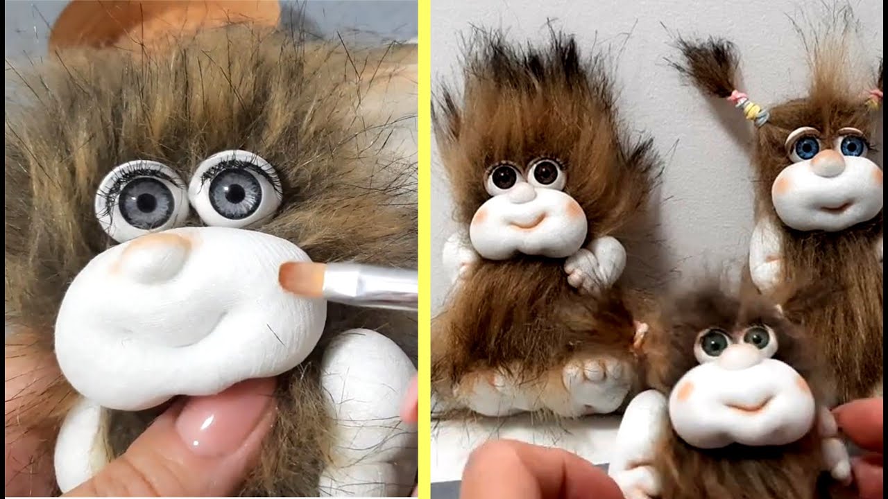 Faire un SINGE avec une CHAUSSETTE en Nylon | TUTO PELUCHE | Guenon TOK de Disney (Tarzan) DIY