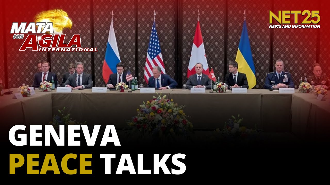 Russia, Ukraine at U.S. nagtipon sa Geneva peace talks