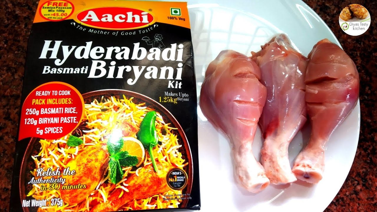 Aachi Biryani Kit l Aachi Hyderabadi Biriyani kit l Diyas tasty kitchen