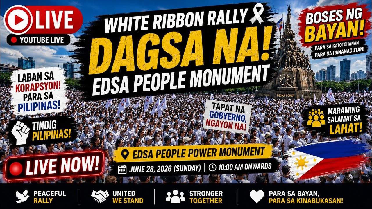 LIVE!SITWASYON SA EDSA MONUMENT PEOPLE POWER  DAGSA NA