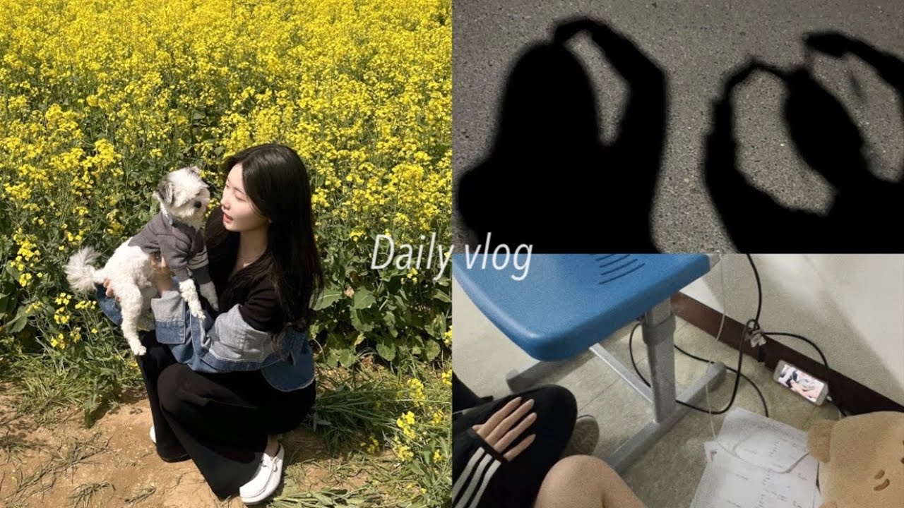 vlog. 시험 일주일 전 ... | 07년생 학교 브이로그 | 학교에서 환승연애 최종화 보기