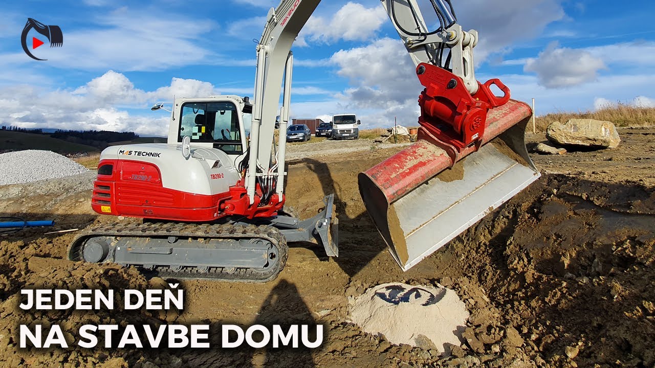 Jeden deň na stavbe domu | TAKEUCHI TB290-2