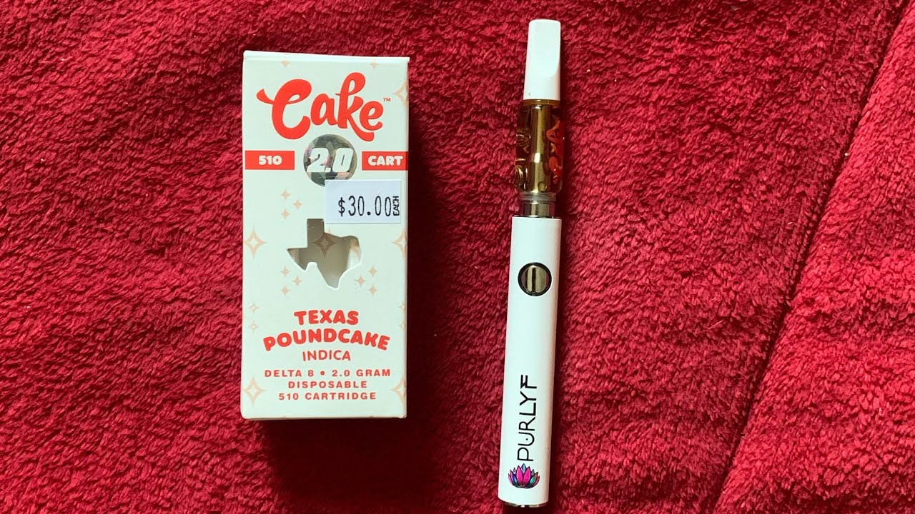 Cake 510 cart Texas poundcake indica delta 8 review